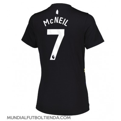 Camiseta Everton Dwight McNeil #7 Tercera Equipación Replica 2025-26 para mujer mangas cortas Camiseta Everton Dwight McNeil #7 Tercera Equipación Replica 2025-26 para mujer mangas cortas